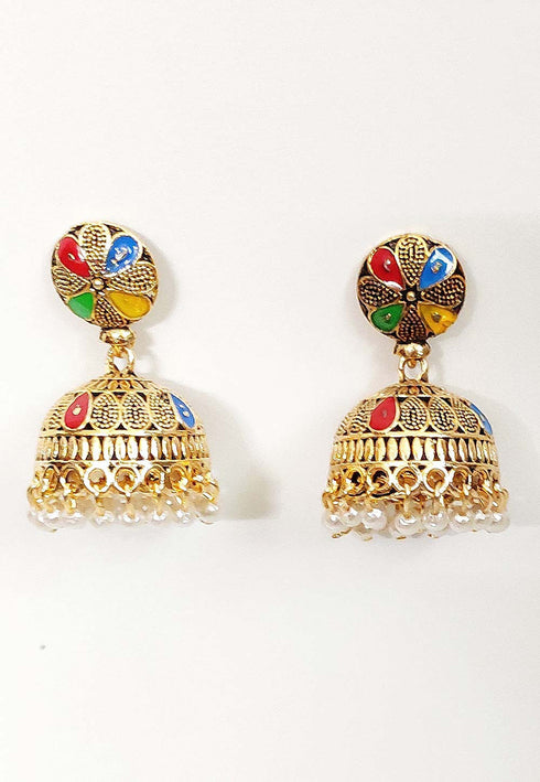 Meenakari Oxidised Earrings 20g
